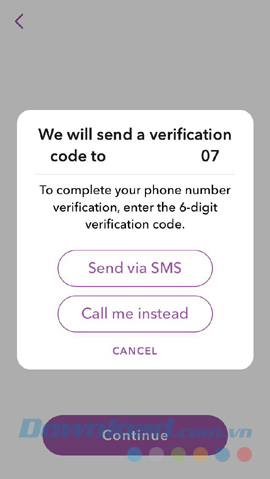 Mất mật khẩu Snapchat Mất mật khẩu Snapchat