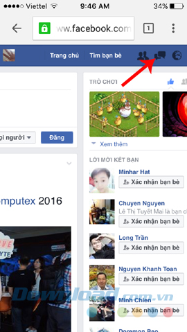 Nhắn tin Facebook không cần Facebook Messenger