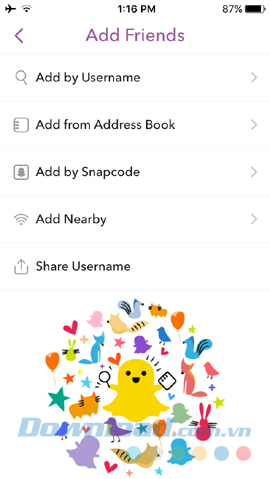 Add bạn trên Snapchat Add bạn trên Snapchat