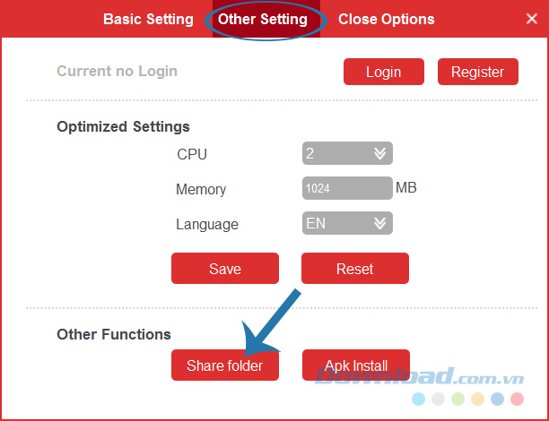 Copy dữ liệu từ máy tính vào Droid4X Copy dữ liệu từ máy tính vào Droid4X