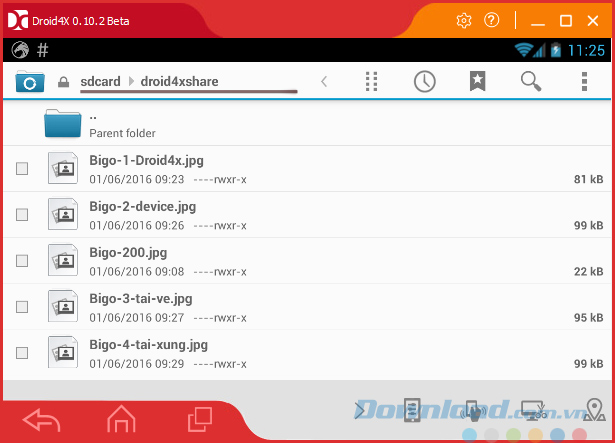 Sao chép dữ liệu từ máy tính vào Droid4X Sao chép dữ liệu từ máy tính vào Droid4X