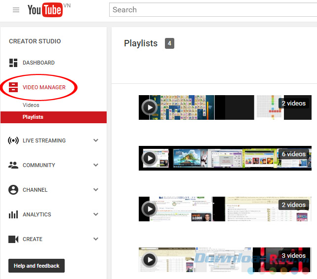 Tạo danh sách phát Youtube Tạo danh sách phát Youtube