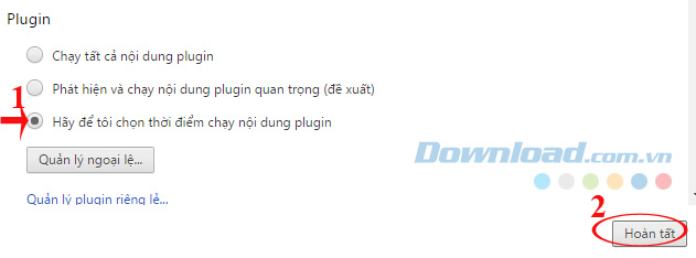 Cài đặt Plugin Cài đặt Plugin