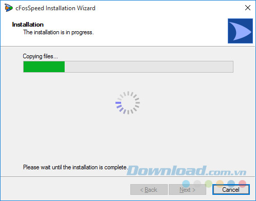 Quá trình cài đặt cFosSpeed Quá trình cài đặt cFosSpeed