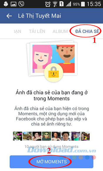 Mở Moments Mở Moments