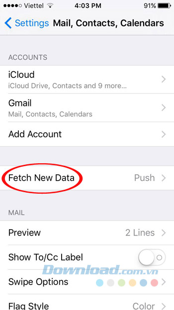 Fetch New Data Fetch New Data