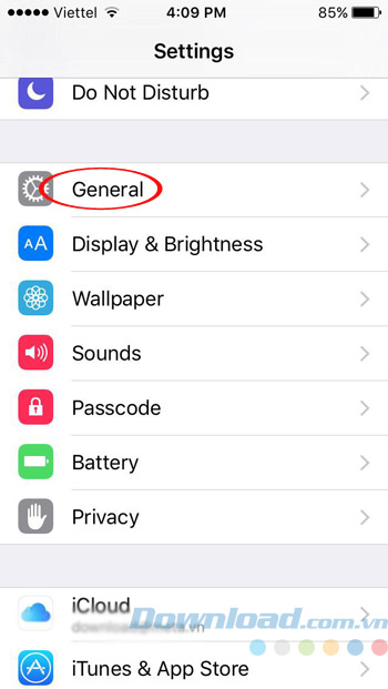 Cài đặt chung Cài đặt chung