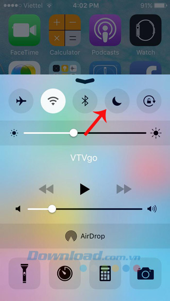 Chưa kích hoạt chế độ Không làm phiền Chưa kích hoạt chế độ Không làm phiền