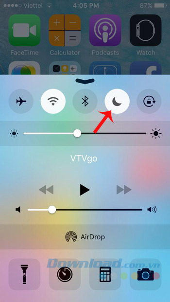 Kích hoạt chế độ Không làm phiền Kích hoạt chế độ Không làm phiền