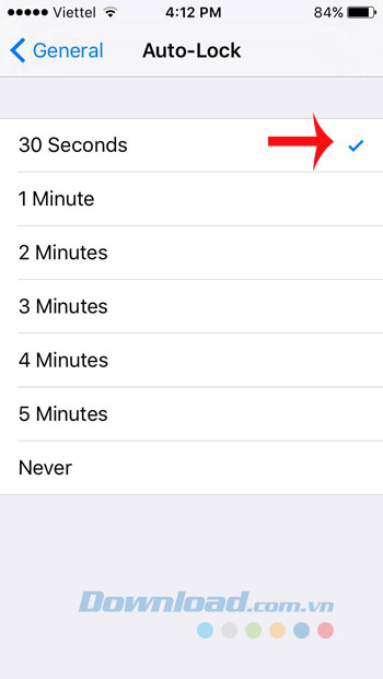 Thời gian khóa màn hình Thời gian khóa màn hình