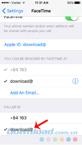 Khởi động Facetime