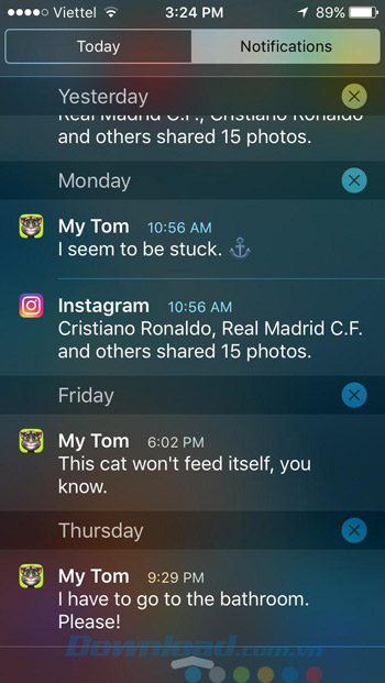 Trung tâm thông báo trên iOS 9 Trung tâm thông báo trên iOS 9