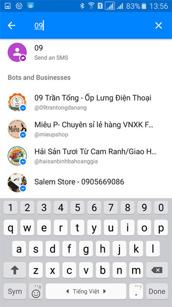 Nhập số điện thoại