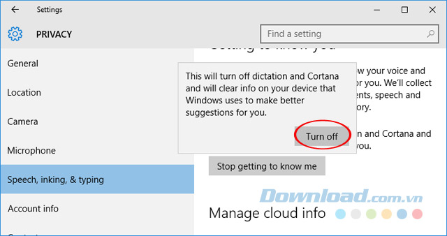 Xác nhận tắt trợ lý ảo Xác nhận tắt trợ lý ảo