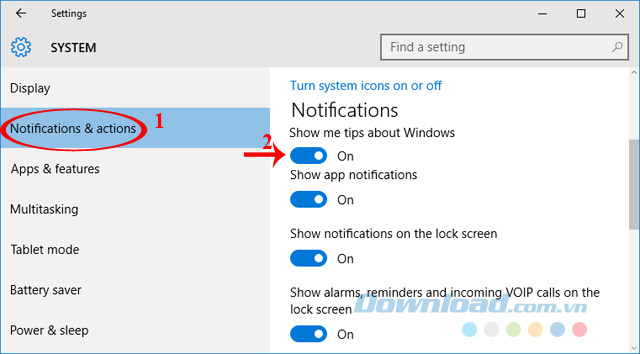 Tắt thông báo ứng dụng Tắt thông báo ứng dụng