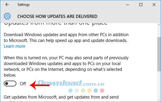Tắt Update Tắt Update