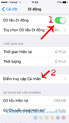 Phát wifi bằng smartphone
