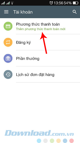 Mua ứng dụng trên CH Play bằng tài khoản di động