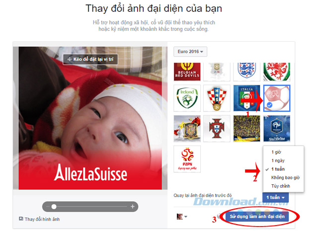 Chọn đội bóng yêu thích