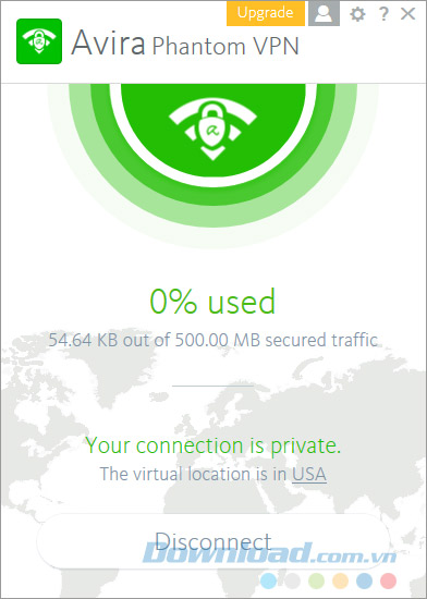 Giao diện sau khi kết nối