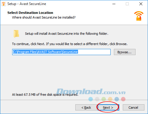 Lựa chọn thư mục lưu trữ
