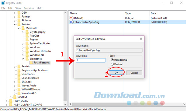 Thay đổi giá trị Thay đổi giá trị