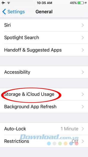 Storage & Cloud Usage