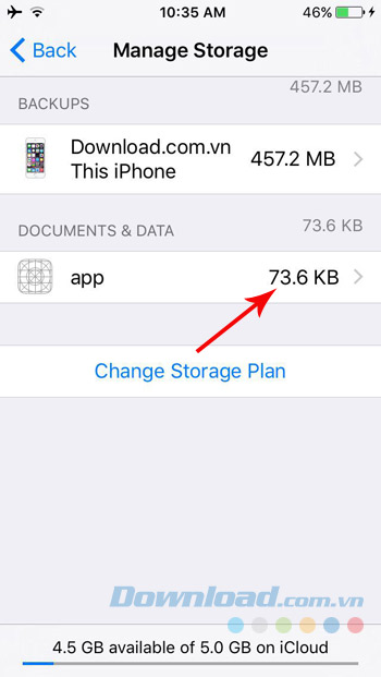 Dữ liệu ứng dụng