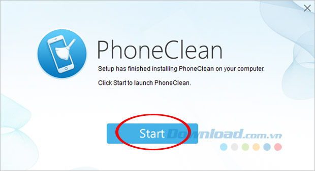 Bắt đầu sử dụng PhoneClean