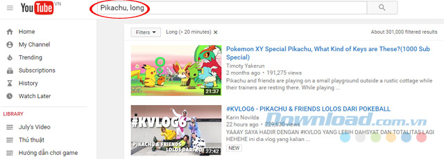 Video dài Video dài