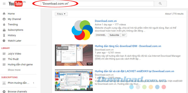 Tìm video chính xác Tìm video chính xác