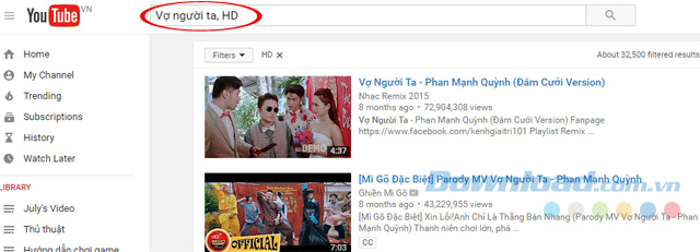 Tìm video HD Tìm video HD