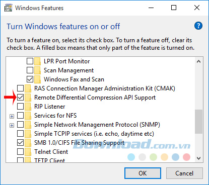 Remote Differential Compression API Support