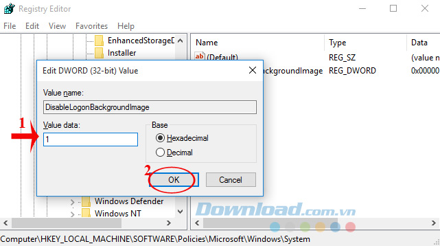 DisableLogonBackgroundImage DisableLogonBackgroundImage