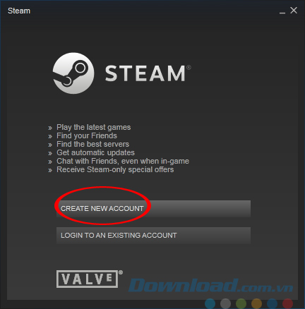Cách đăng ký tài khoản Steam trên máy tính