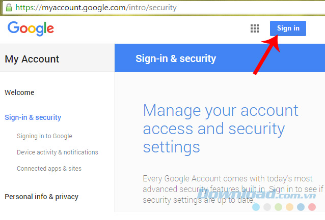 Kích hoạt Google Prompt
