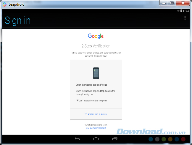 Giả lập LeapDroid Giả lập LeapDroid