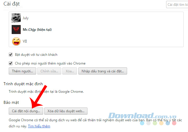 Không cho ảnh GIF tự phát