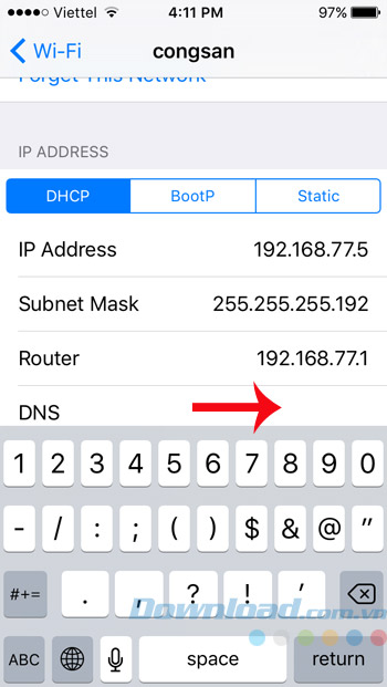 Nhập DNS Nhập DNS