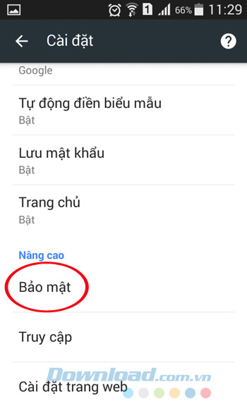 Bảo mật