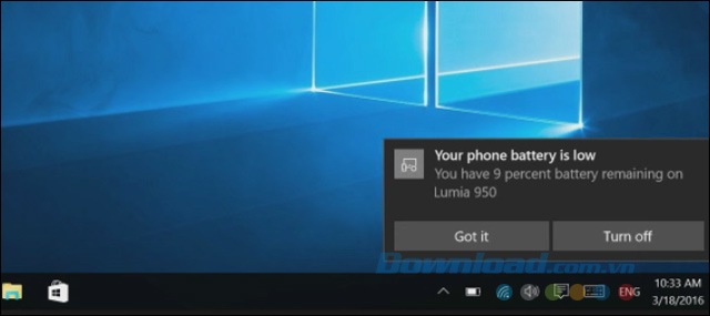 Thông báo từ thiết bị khác Thông báo từ thiết bị khác