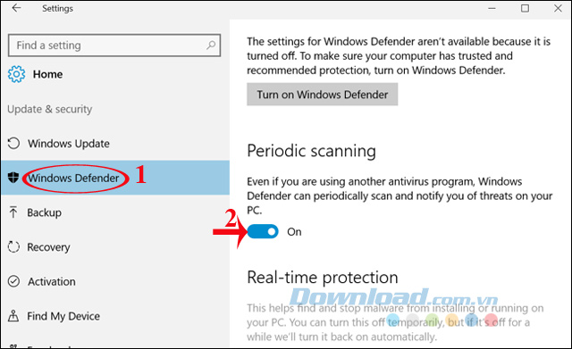 Windows Defender Windows Defender