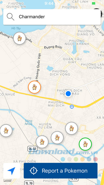 Tìm kiếm Pokemon theo tên