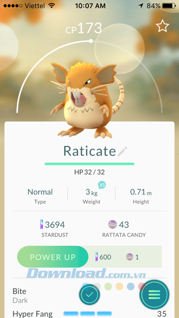 Pokemon Sau khi tiến hóa xong