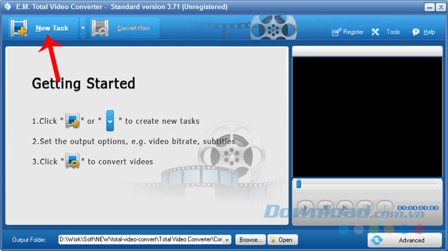 Đổi video MP3 sang MP4 cực nhanh bằng Total Video Converter
