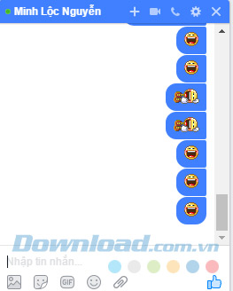 Giao diện chat chit