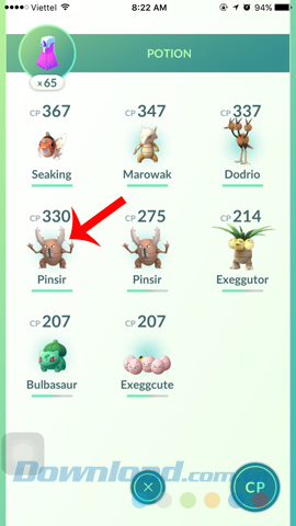 Hồi máu cho Pokemon
