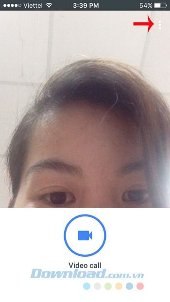 Giao diện chính Google Duo