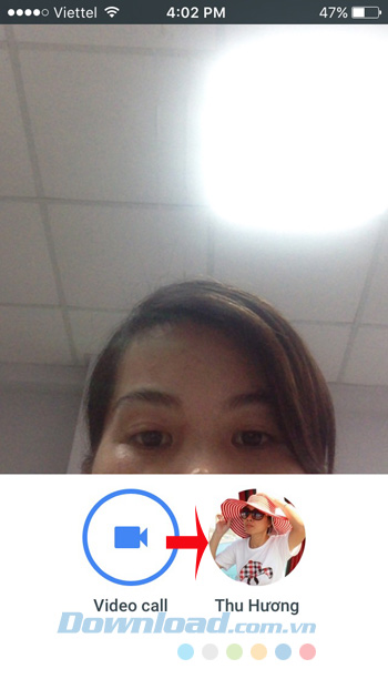 Nhấn và giữ vào tên