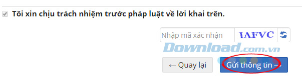 Gửi thông tin đăng ký khai tử